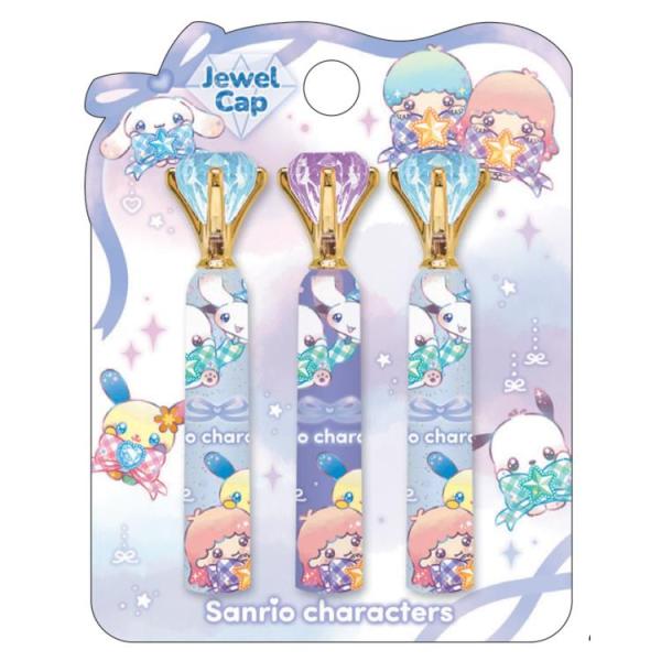 サンリオキャラクターズ ジュエル鉛筆キャップ 集合 071598 キラキラ