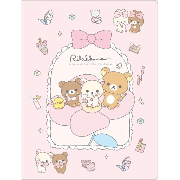 リラックマ A4ハードカバーダブルクリアホルダー FA17001 Makeup