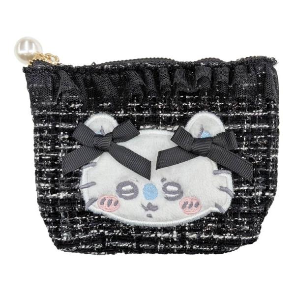 ちいかわ ツイードティッシュポーチ モモンガ 348736 リボンコスメ