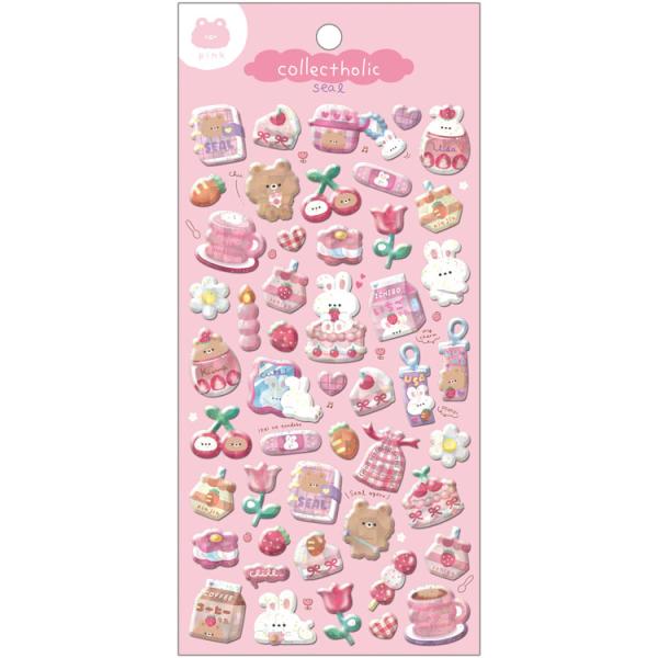 コレクトホリック シール ピンク 011643 クーリア : キャラクター雑貨