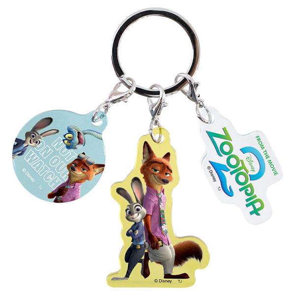 ズートピア2 3チャームキーホルダー B 275786 映画 : キャラクター雑貨