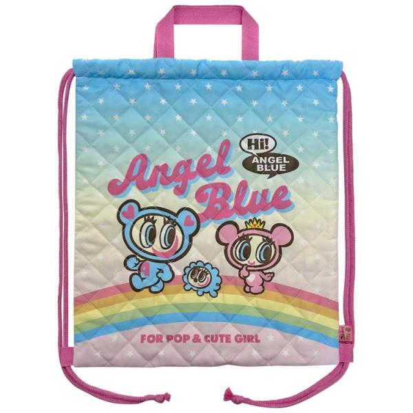 エンジェルブルー キルトナップサック サックス 203547 入園入学