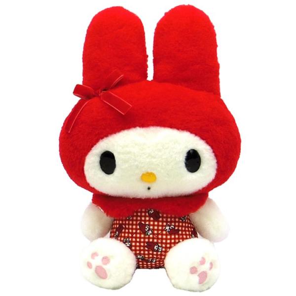 マイメロディ ぬいぐるみS 219770 赤チェック My Melody サンリオ