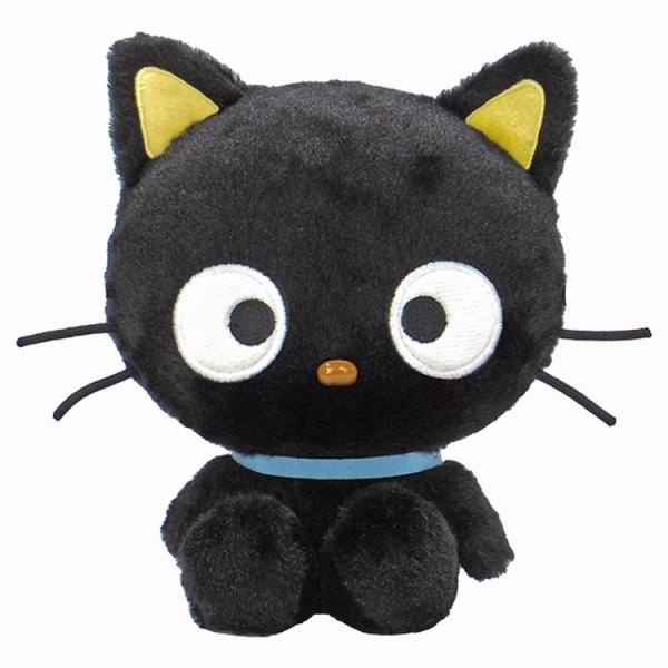 黒猫とピンクキャラクターのぬいぐるみ チョコキャット ふわくたぬいぐるみ 219855 CHOCOCAT 黒ネコ サンリオ