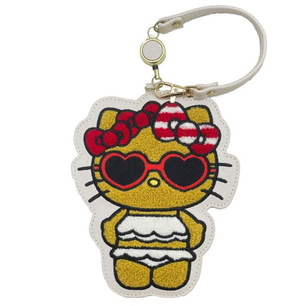 希少　ハローキティ　スズマスコット　ローズ　バラ　2000年製　タグ付き　レア ハローキティ ダイカットサガラパスケース 日焼けスタイル 156470