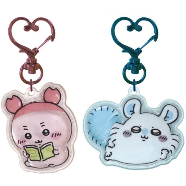 ちいかわ ぷっくりったいペアキーホルダー 古本屋×モモンガ 616786
