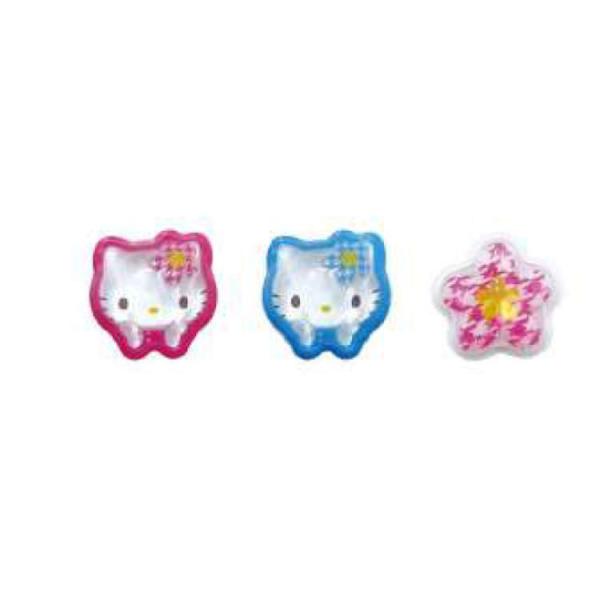 ハローキティ マルチデコパーツ 3P カオハナ ぷっくりパーツ デコ