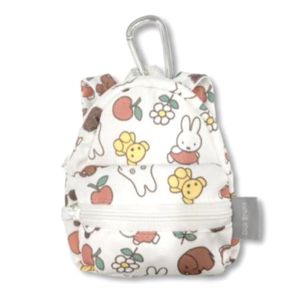ふなっしー　モバイルポーチ　新品　未使用　未開封　バッグ　小物入れ　リュック ミッフィー リュック型ポーチ miffy WH カラビナ付き Dick Bruna