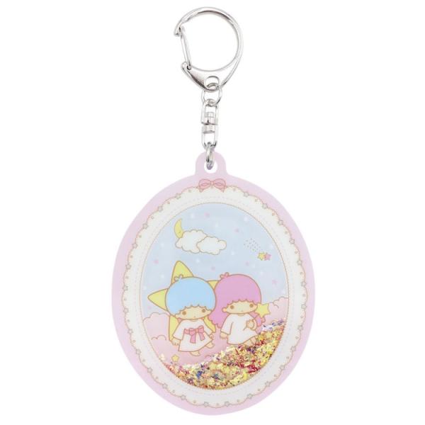 レア　サンリオ　リトルツインスター　キキ　キーホルダー リトルツインスターズ 8203-492 リキッドキーホルダー スタンダード