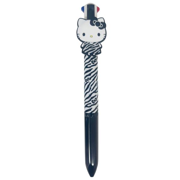ハローキティ マスコット付き 4色ボールペン ゼブラ ギャルキティ