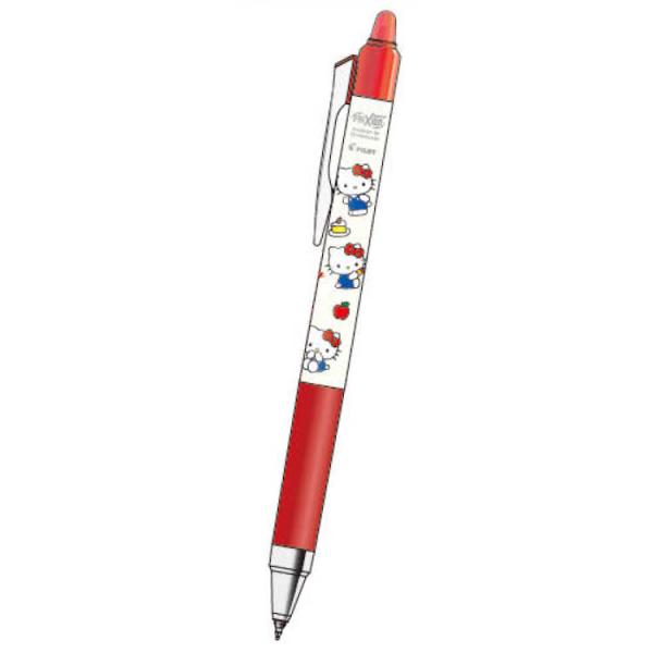 ハローキティ フリクションポイントノック04 0.4mm インク色レッド