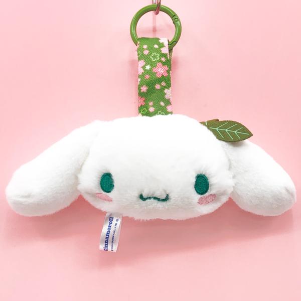 シナモロール フェイスタグマスコット 220707 抹茶着物 CINNAMOROLL