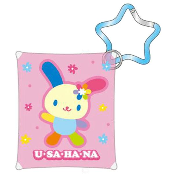 ウサハナ 星型カラビナ クリアマルチケースSS 331934 SANRIO サンリオ