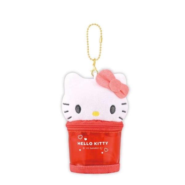 ハローキティ カフェぬいポーチキーホルダー ぬいぐるみポーチ