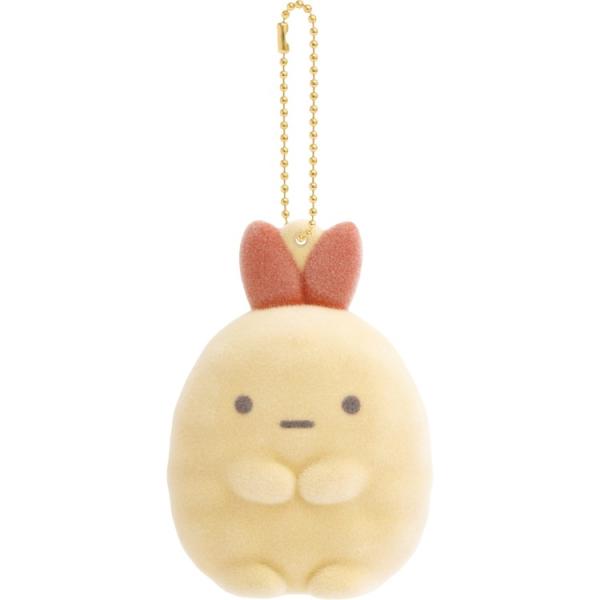 すみっコぐらし ふにふにキーホルダー えびふらいのしっぽ たぬきの