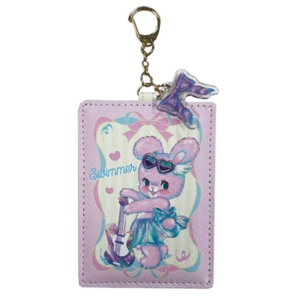 スイマー パスケース リボン ウサギ 159617 SWIMMER ピンク