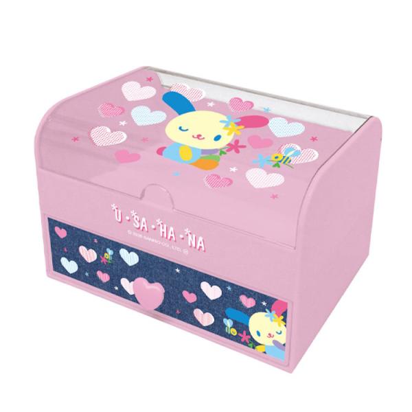 ウサハナ ファンシー小物入れ 小物入れ コスメケース 文具入れ 卓上