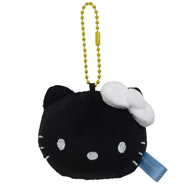 ハローキティ もちむにゅマスコット ブラック 057208 SANRIO サンリオ