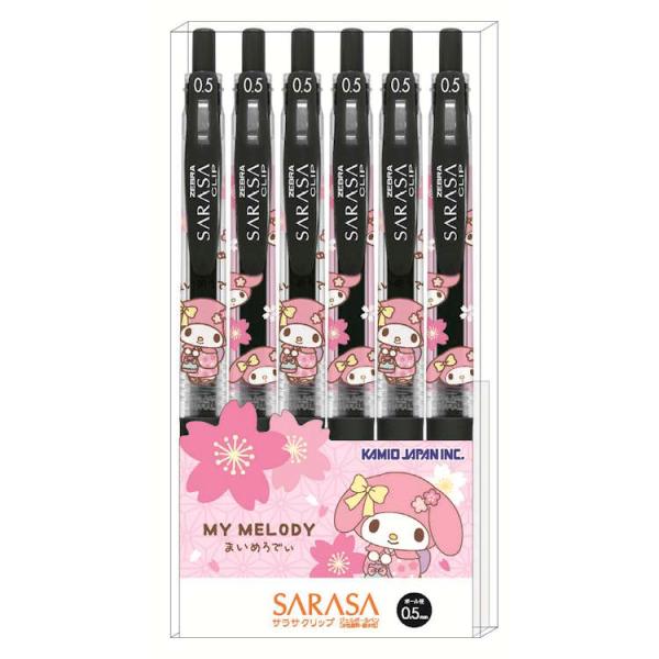 マイメロディ SARASAボールペン6本セット 0.5mm 着物 ボールペン ペン