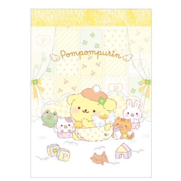 ポムポムプリン ミニメモ めも メモ帳 メモ紙 メッセージ 伝言 078610