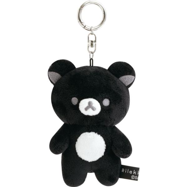 【5月上旬以降〜出荷】リラックマ ぶらさげぬいぐるみ リラックマ BASIC RILAKKUMA MONOCHROME ベーシックリラックマ ぬいぐるみキーホルダー【お1人様3点限り】