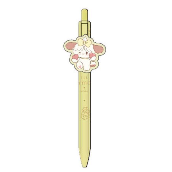 mikko illustrations プレート付きボールペン 0.5mm D スフレ ペン
