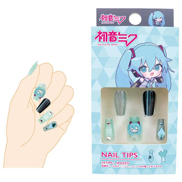 初音ミク ロングネイルチップ 354748 : キャラクター雑貨 ラフラフ