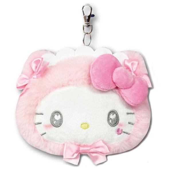 ハローキティ フェイスリールパスケース PK 168950 ねこねこメイド