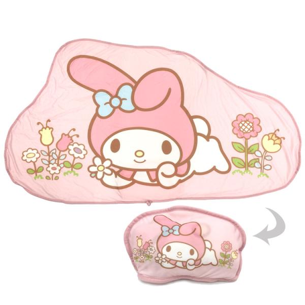 サンリオ　マイメロディ　ブランケットセット マイメロディ 冷感ダイカットブランケット お花とごろごろ 814817