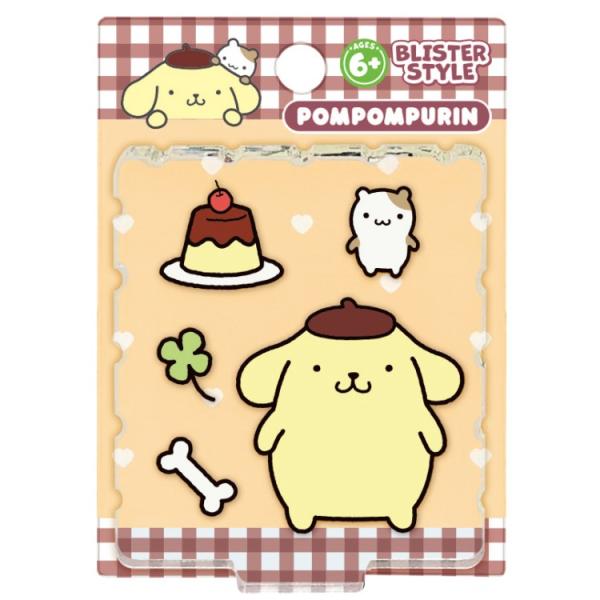 ポムポムプリン ブリスター風アクリルキーホルダー 331488 Pom Purin