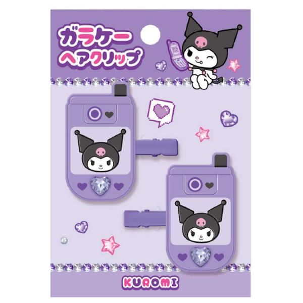 クロミ ガラケーヘアクリップ ヘアピン 前髪クリップ ヘアアクセ 髪