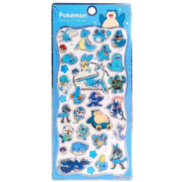 ポケットモンスター プチドロップステッカー ブルー 079938 ポケモン pokemon【お1人様1点限り】