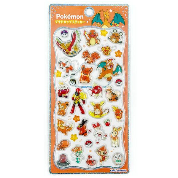 ポケットモンスター プチドロップステッカー オレンジ 079945 ポケモン pokemon【お1人様1点限り】