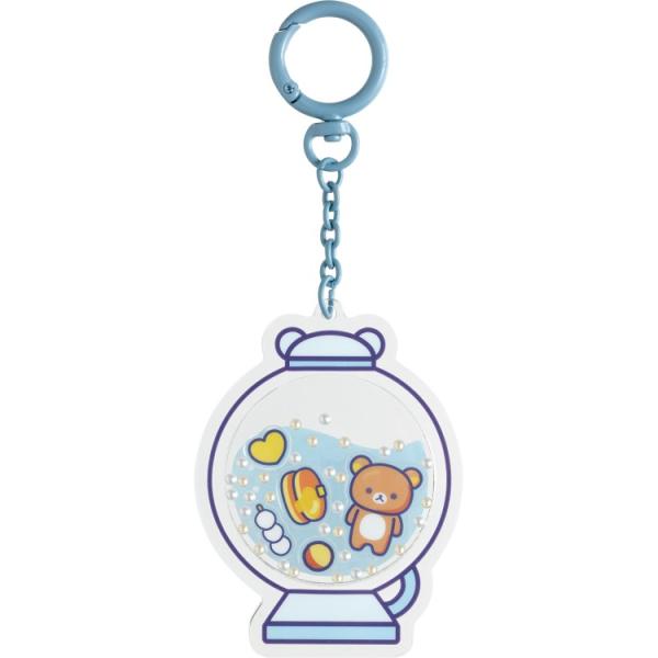 【7月下旬以降〜出荷】 リラックマ シャカシャカアクリルキーホルダー リラックマ リラックマラボ ブルー