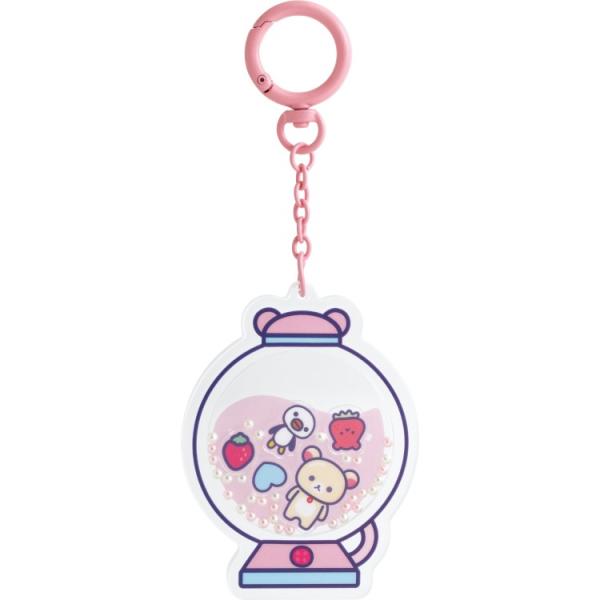 コリラックマ　アクリルキーホルダー　2種　コリラックマカフェ　リラックマ　ピンク リラックマ シャカシャカアクリルキーホルダー コリラックマ