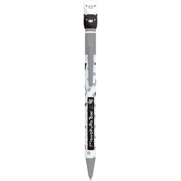 モノクロブー マスコット付ボールペン0.7mm サンエックスユニバース