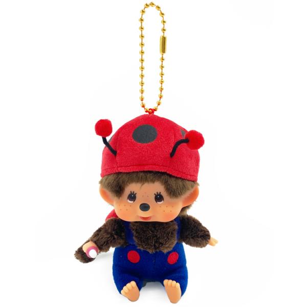 モンチッチ 顔でかSSキーチェーン てんとう虫 monchhichi セキグチ