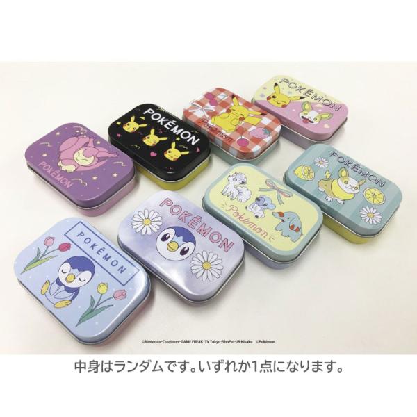 【中身はランダム】ポケットモンスター ミニ缶ケースコレクション 小物入れ ポケモン