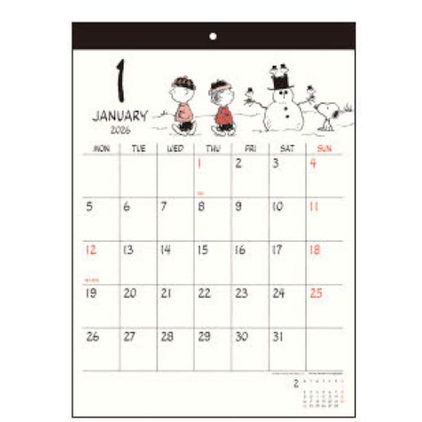 ［商品仕様］【本体サイズ】約H364×W260×D3mm【パッケージサイズ】約H410×W270×D3mm【重量】約180g【材質】紙【生産国】日本【内容】月間カレンダー：12枚※メーカーの都合により、発売日、及び、仕様が変更になる場合がご...