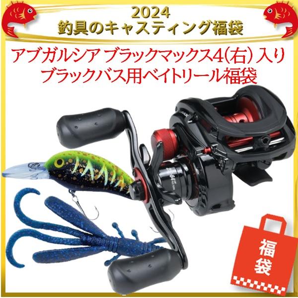 アブガルシア ブラックマックス4(右) 入りブラックバス用ベイトリール