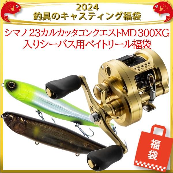 シマノ 23カルカッタコンクエストMD 300XG 入りシーバス用ベイトリール