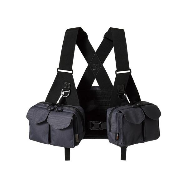 双進 フィッシングベスト 10013 SCライトゲームベスト チャコール フリー Rivalley（リバレイ） 双進 フィッシングベスト 10013 SCライトゲーム