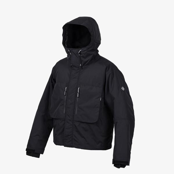 リバレイ釣り用防寒スーツ RBB ブラック/ホワイトM 防寒着 防寒ウェア 釣り用防寒レインウェア リバレイRBB RBB フィッシャーマンウィンター