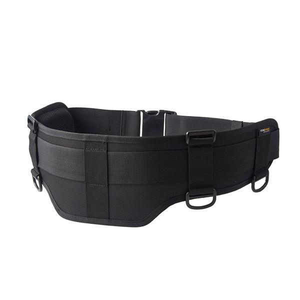ウェーディング時の負担を軽減するウエストサポーター本体は摩耗、引裂きなど耐久性に優れたコーデュラ素材ホールド感が増し収納物の重さを拡散、肩への負担も大幅に軽減するジョイントタイプ
