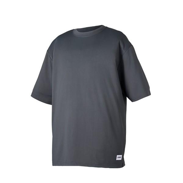 【特価】双進 ウェア 7754 RBB ドライTシャツ チャコール L