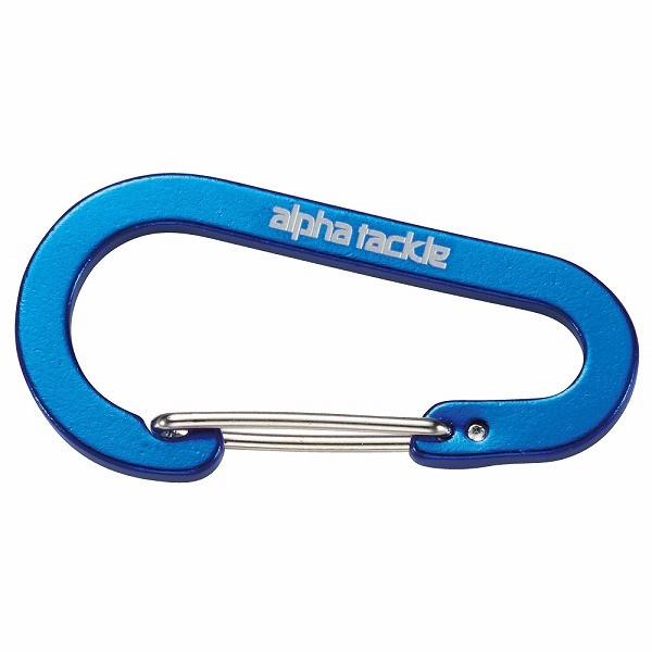 【ネコポス対象品】アルファタックル AT カラビナ BLUE ブルー