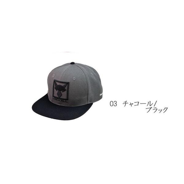JACKALL - ジャッカル　JACKALL  スクエアロゴフラットキャップ【ブラック】 LURE SHOP SUBMARINE / ジャッカル スクエア ロゴ フラットキャップ