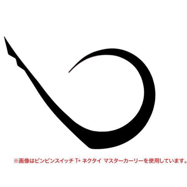 【ネコポス対象品】ジャッカル タイラバ 鯛ラバ ビンビン玉カスタムネクタイ マスターカーリーMEDIUM オレンジエッジブラック