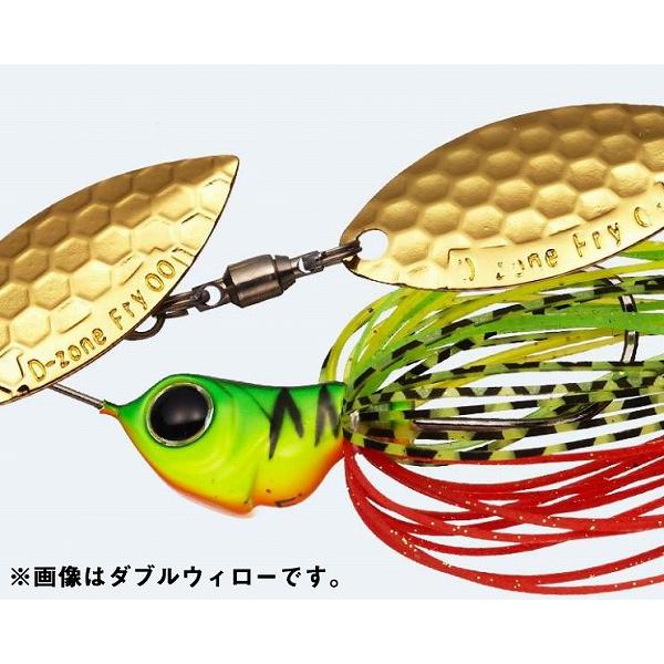 【ネコポス対象品】エバーグリーン スピナーベイト バズベイト DゾーンフライTG 1/4oz タンデムウィロー #06 ホットタイガー