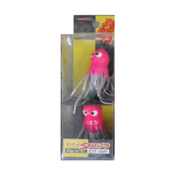 爆買】マルシン漁具 仕掛け ツートンタコブラ 50g ピンク/シルバー